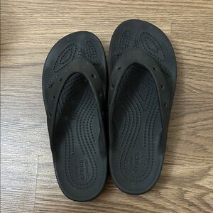CROCS Black Comfort Slides